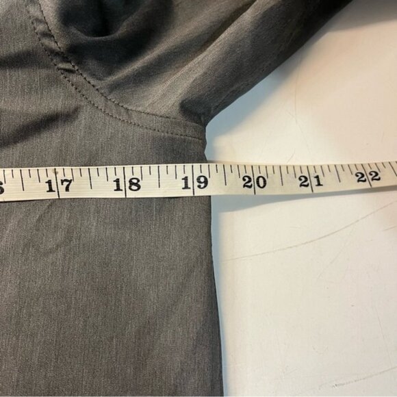 Zara Regular Fit Long Sleeve Pullover 1/4 Zip Grey Shirt, size S - Picture 13 of 14